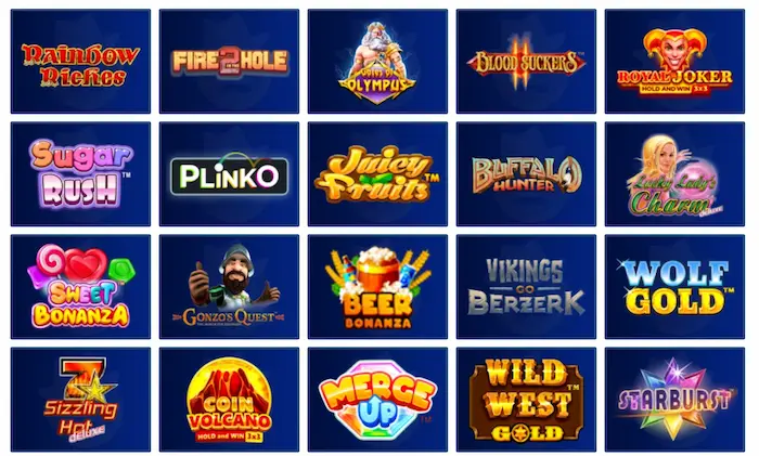 Golden Mister Casino games